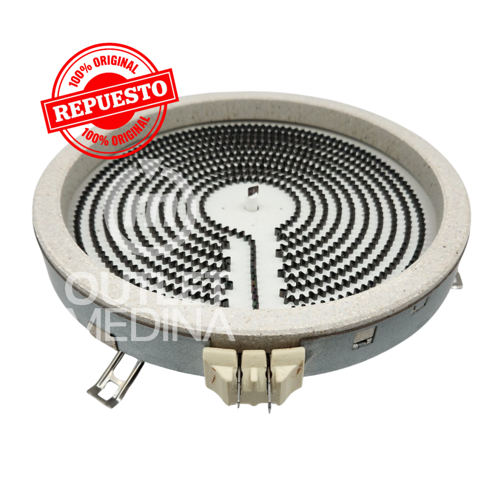 PLATO ELECTRICO 1800W ENCIMERA MADEMSA VM4TR