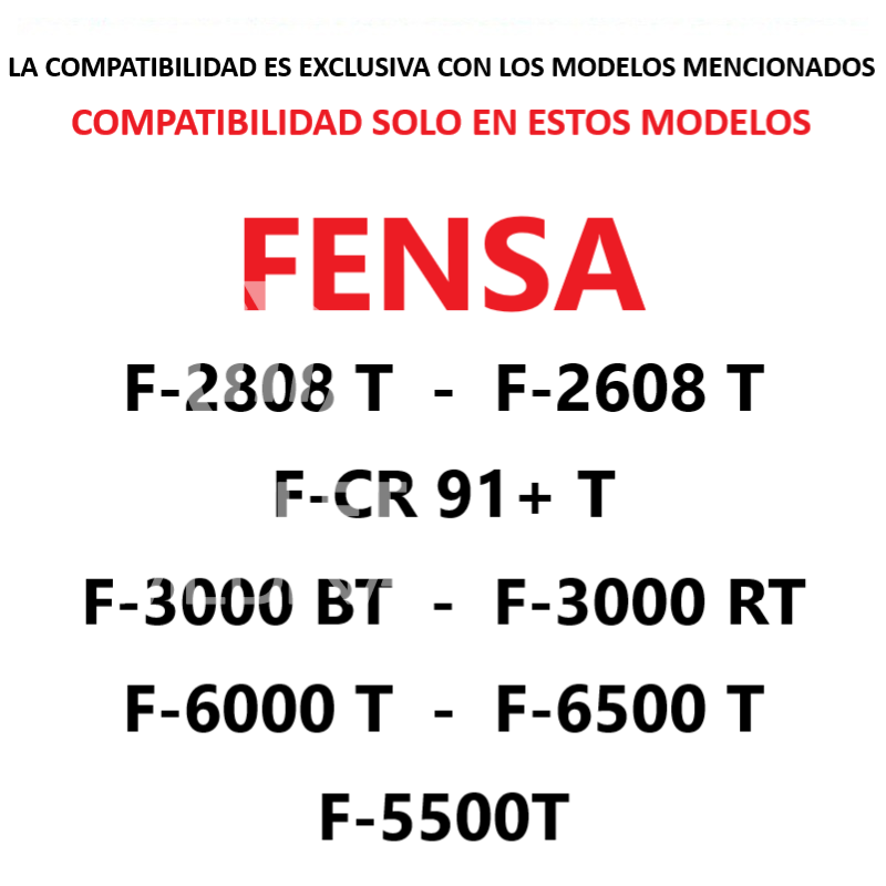TAPILLA SEMI RAPIDA MATE COCINAS FENSA F 2808 T